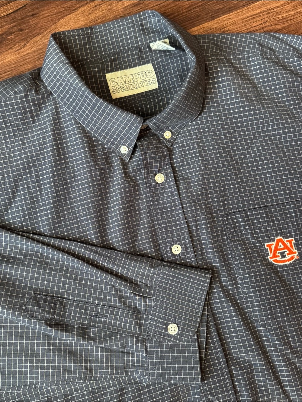 Auburn Tigers Shirt Mens XXL Button Long Sleeve 2XL NCAA Football Gameday AU
